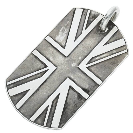 Chrome Hearts D TAG LRG Large Dog Tag Pendant Size ONE SIZE