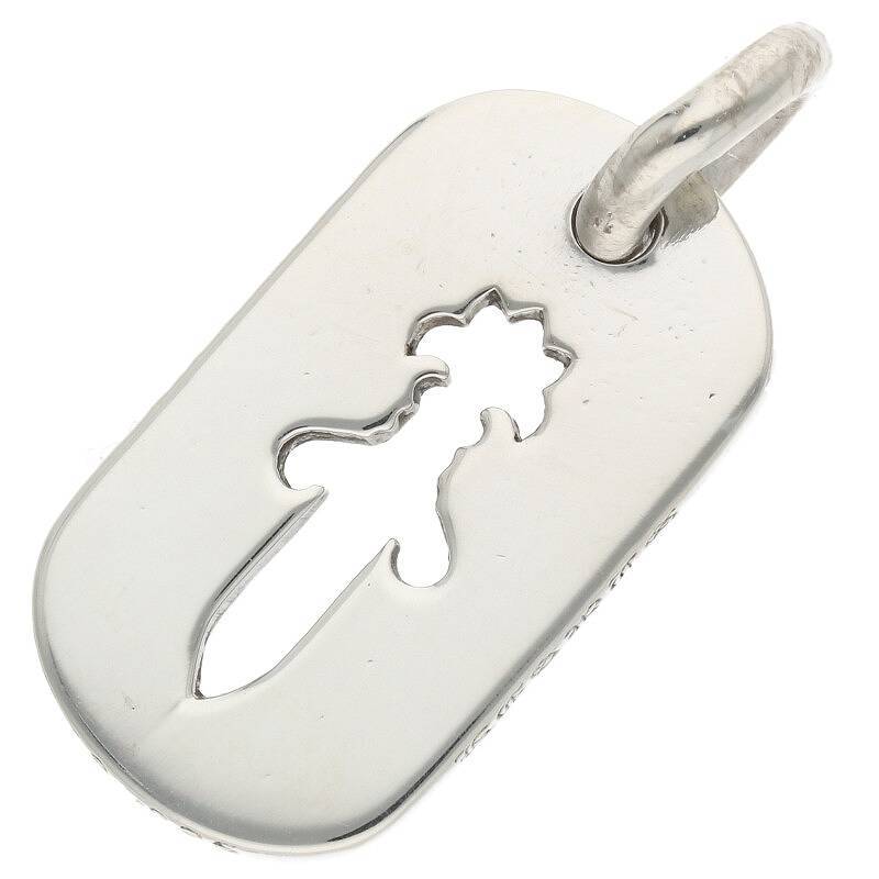 Chrome Hearts Cutout Dagger Dog Tag Pendant Size ONE SIZE