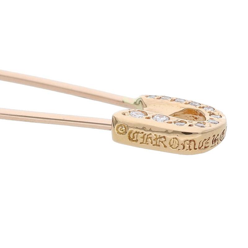 Chrome Hearts 22K Small Pave Diamond Safety Size ONE Multi