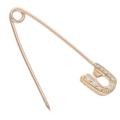 Chrome Hearts 22K Small Pave Diamond Safety Size ONE Multi