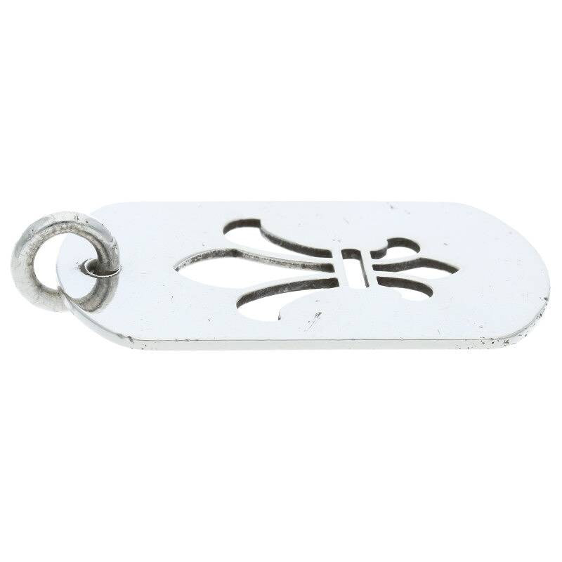 Chrome Hearts BS Fleur Large Dog Tag Pendant Size ONE SIZE