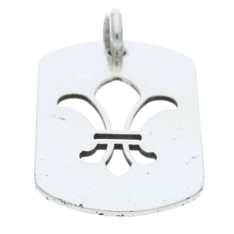 Chrome Hearts BS Fleur Large Dog Tag Pendant Size ONE SIZE