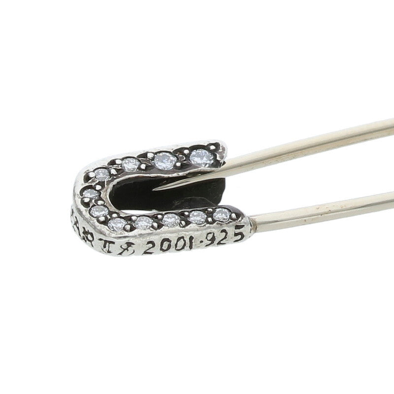 Chrome Hearts Small Pave Diamond Safety Pin Size ONE Multi