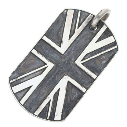 Chrome Hearts D TAG LRG Large Dog Tag Silver Size ONE SIZE