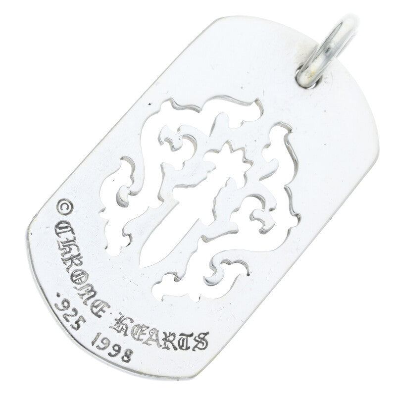 Chrome Hearts D TAG LRG Dagger Cutout Dog Tag Size ONE SIZE