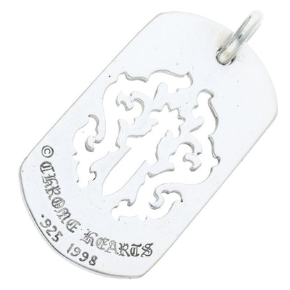 Chrome Hearts D TAG LRG Dagger Cutout Dog Tag Size ONE SIZE