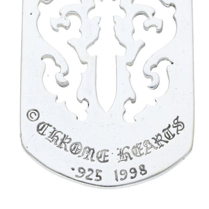 Chrome Hearts D TAG LRG Dagger Cutout Dog Tag Size ONE SIZE