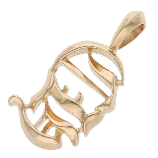 Chrome Hearts 22K CH Logo Gold Pendant Yellow Size ONE SIZE