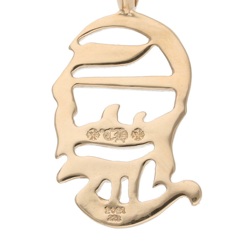 Chrome Hearts 22K CH Logo Gold Pendant Yellow Size ONE SIZE