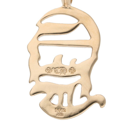 Chrome Hearts 22K CH Logo Gold Pendant Yellow Size ONE SIZE