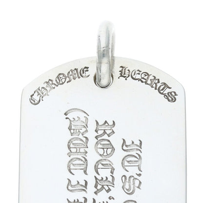 Chrome Hearts D TAG LRG LT Lip & Tongue Dog Size ONE Silver