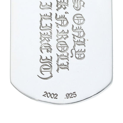 Chrome Hearts D TAG LRG LT Lip & Tongue Dog Size ONE Silver