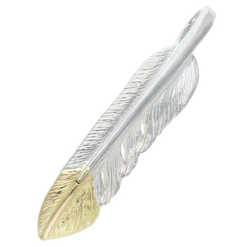 TADY & KING K18 Point Feather Right Necklace Size ONE SIZE
