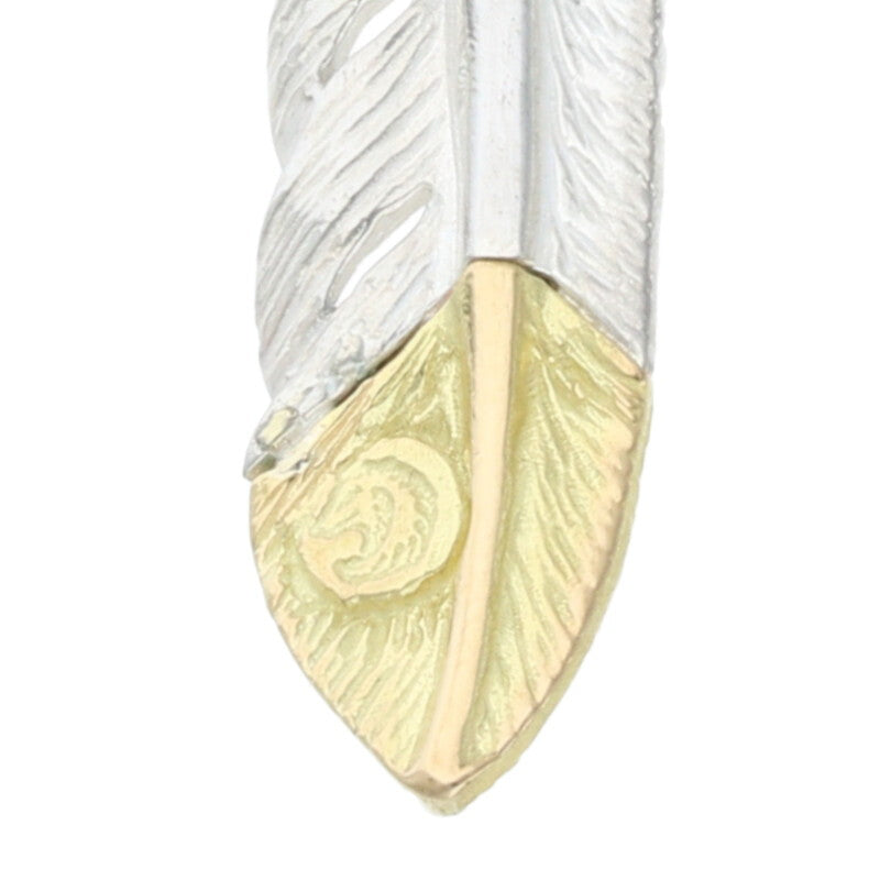 TADY & KING K18 Point Feather Right Necklace Size ONE SIZE