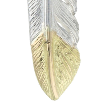 TADY & KING K18 Point Feather Right Necklace Size ONE SIZE