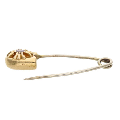 Chrome Hearts 22K Safety Pin S 1 Pink Sapphire Size ONE SIZE