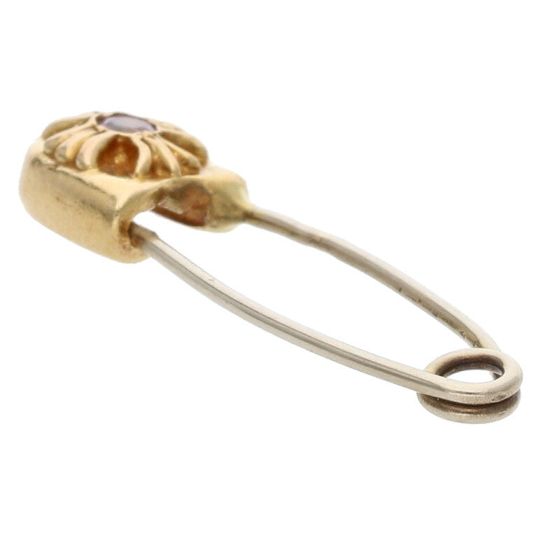 Chrome Hearts 22K Safety Pin S 1 Pink Sapphire Size ONE SIZE