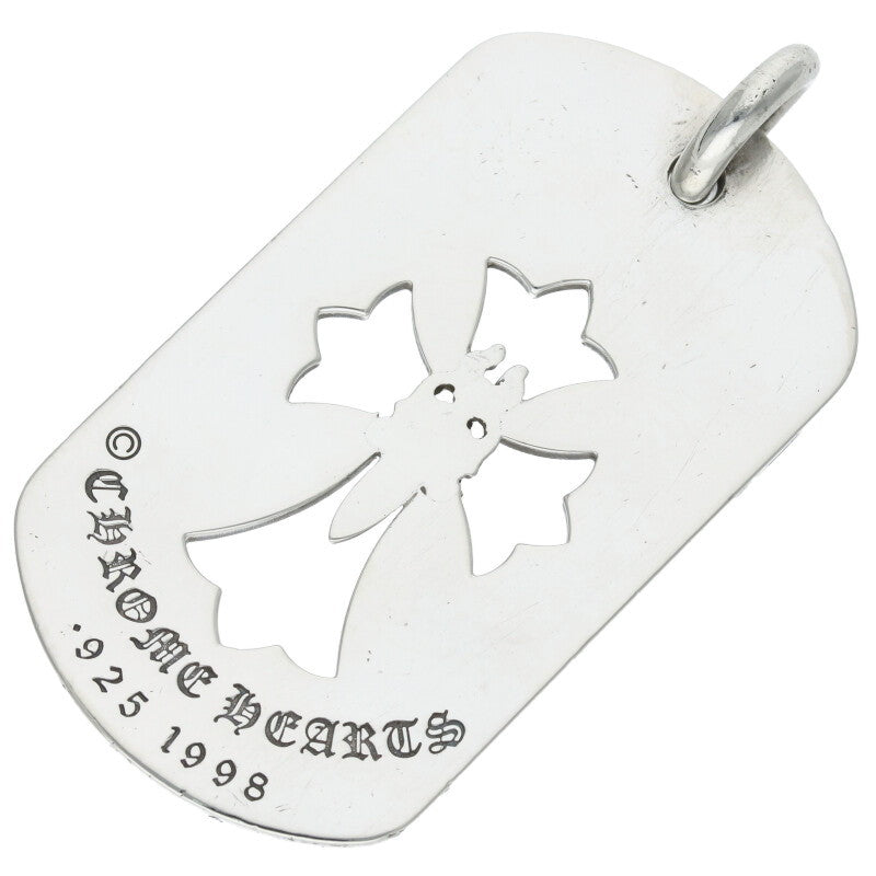 Chrome Hearts 925 Cutout Cross Dagger Dog Tag