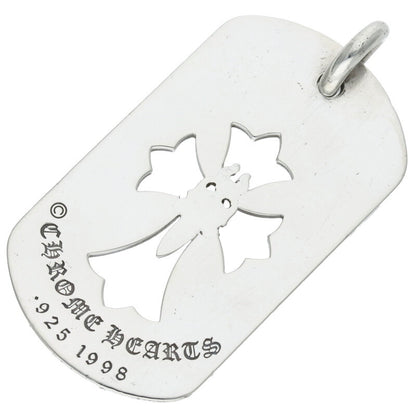 Chrome Hearts 925 Cutout Cross Dagger Dog Tag