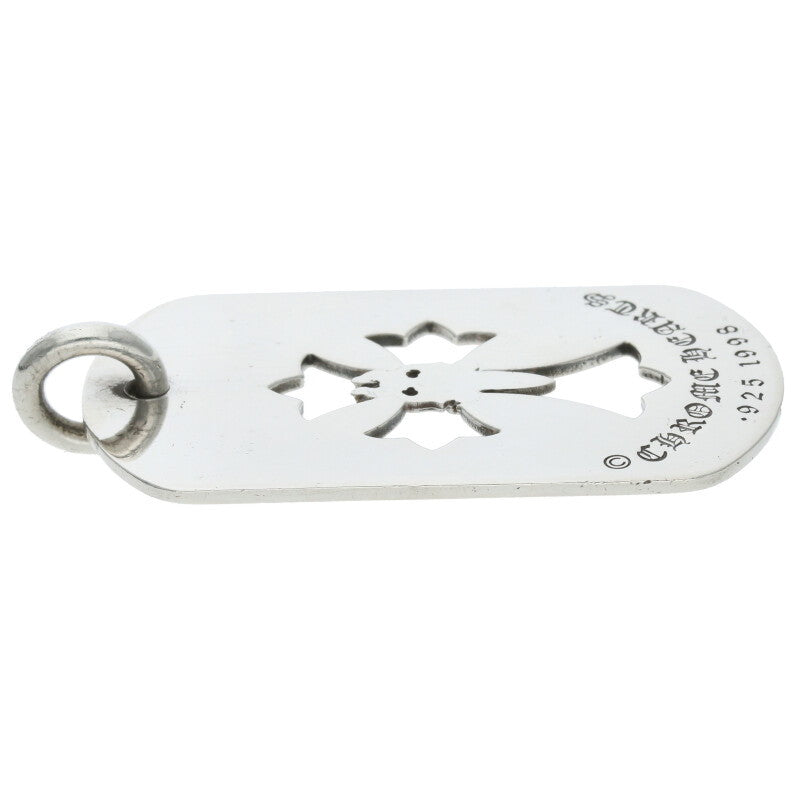 Chrome Hearts 925 Cutout Cross Dagger Dog Tag