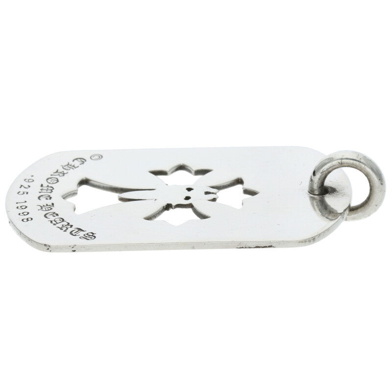 Chrome Hearts 925 Cutout Cross Dagger Dog Tag