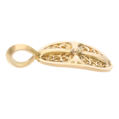 Chrome Hearts 22K Classic Oval Pendant Size ONE SIZE Yellow
