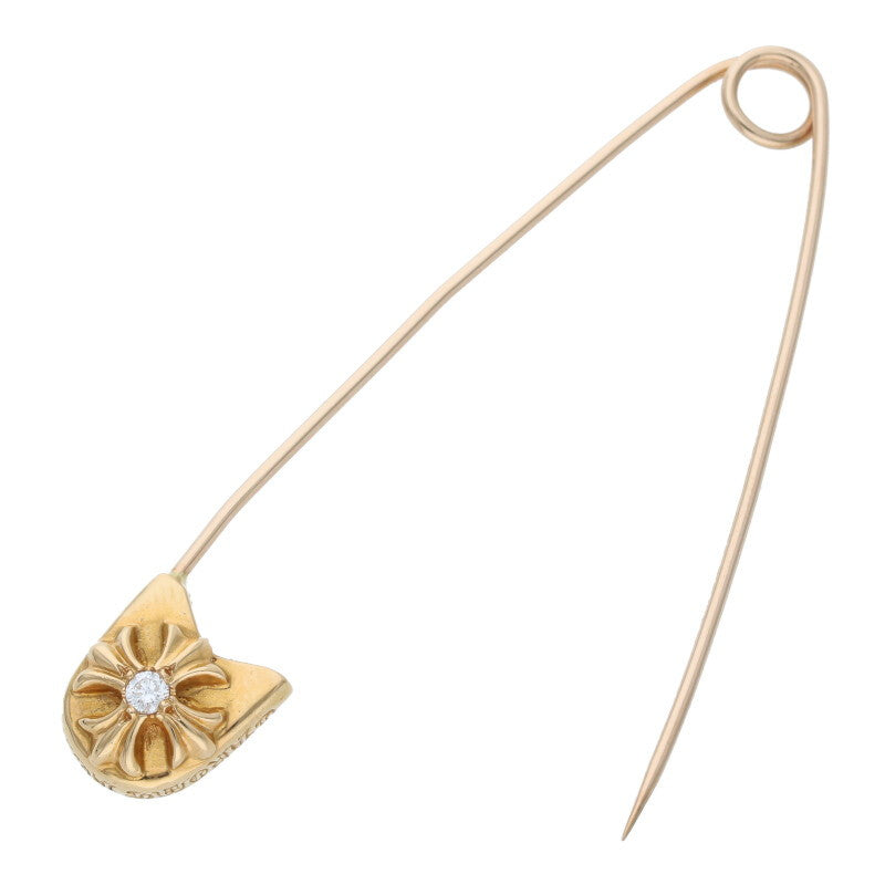 Chrome Hearts 22K Large Safety Pin 1 Diamond