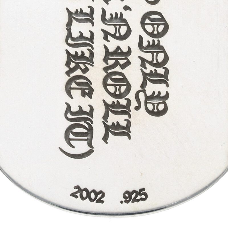 Chrome Hearts 925 Lip & Tongue Large Dog Tag Size ONE SIZE