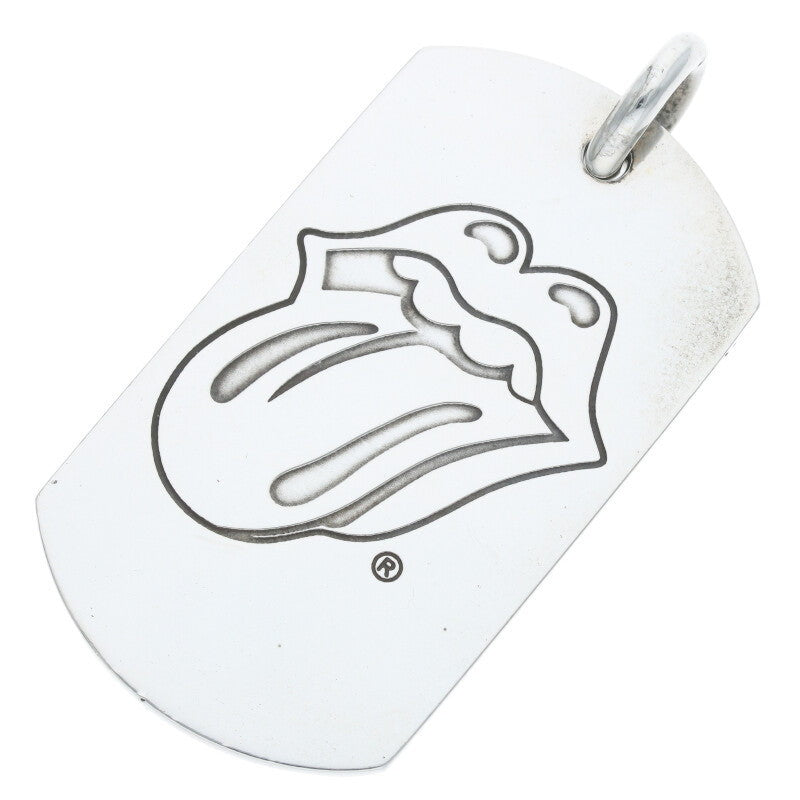 Chrome Hearts 925 Lip & Tongue Large Dog Tag Size ONE Silver