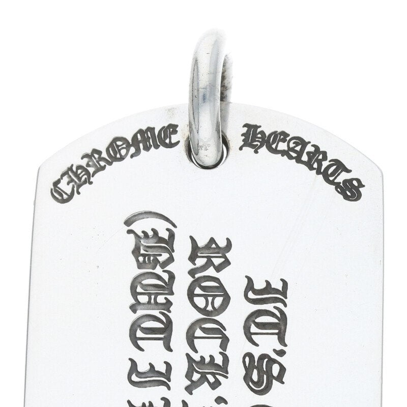 Chrome Hearts 925 Lip & Tongue Large Dog Tag Size ONE Silver