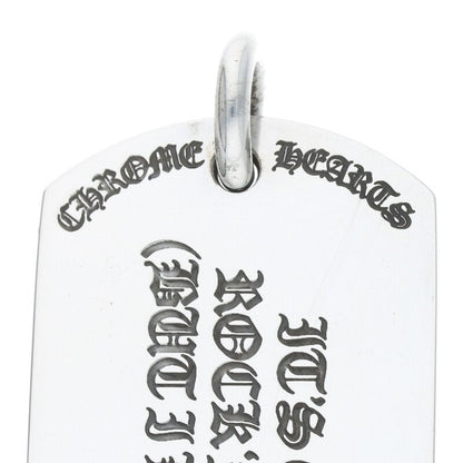 Chrome Hearts 925 Lip & Tongue Large Dog Tag Size ONE Silver