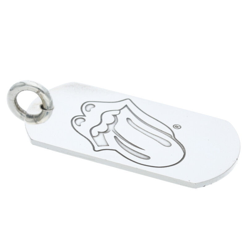 Chrome Hearts 925 Lip & Tongue Large Dog Tag Size ONE Silver