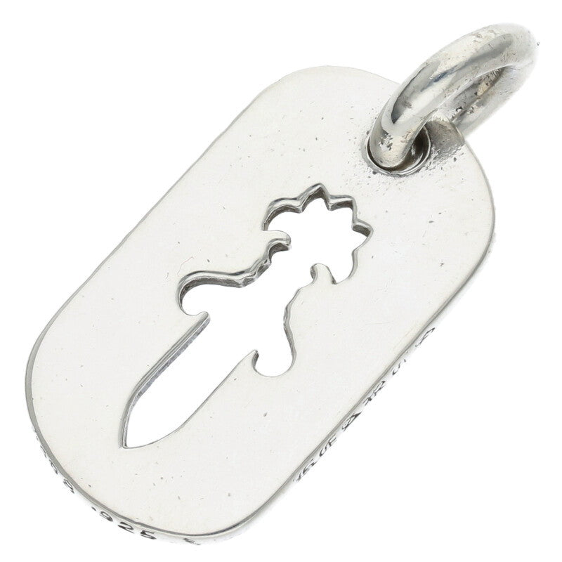 Chrome Hearts 925 Small Cutout Dagger Dog Tag