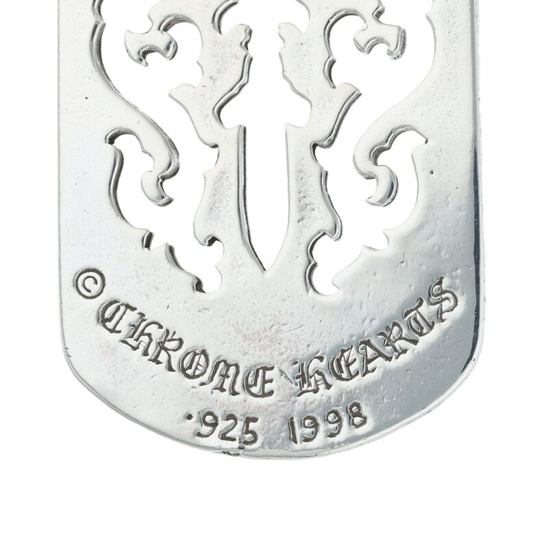 Chrome Hearts Old Dagger Cutout Large Dog Tag Size ONE SIZE