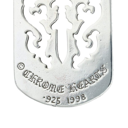 Chrome Hearts Old Dagger Cutout Large Dog Tag Size ONE SIZE