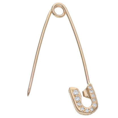 Chrome Hearts 22K Safety Pin Pave Diamond Size ONE SIZE