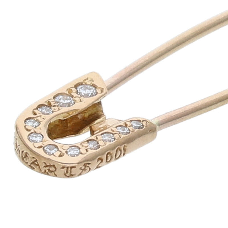 Chrome Hearts 22K Safety Pin Pave Diamond Size ONE SIZE