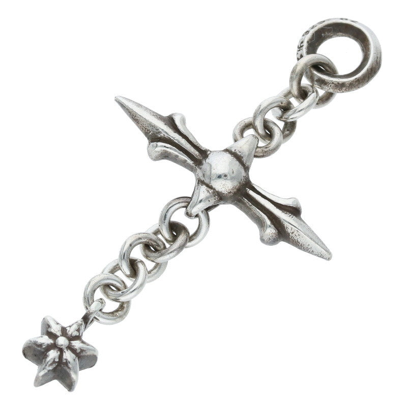 Chrome Hearts Roly Cross Charm Silver 925 Size ONE SIZE