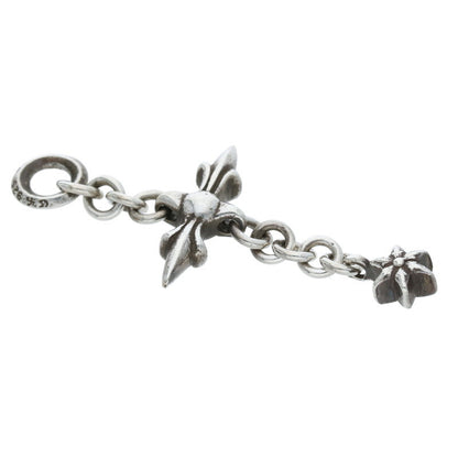 Chrome Hearts Roly Cross Charm Silver 925 Size ONE SIZE