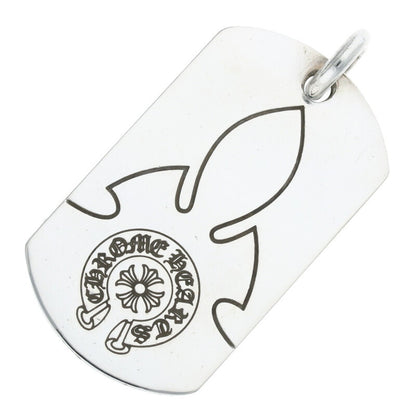 Chrome Hearts Large Dog Tag Fleur-de-lis Size ONE SIZE