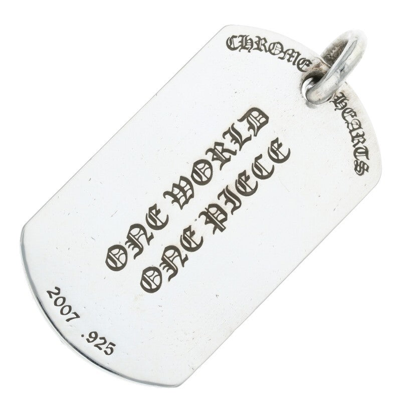 Chrome Hearts Large Dog Tag Fleur-de-lis Size ONE SIZE