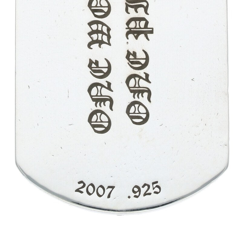 Chrome Hearts Large Dog Tag Fleur-de-lis Size ONE SIZE