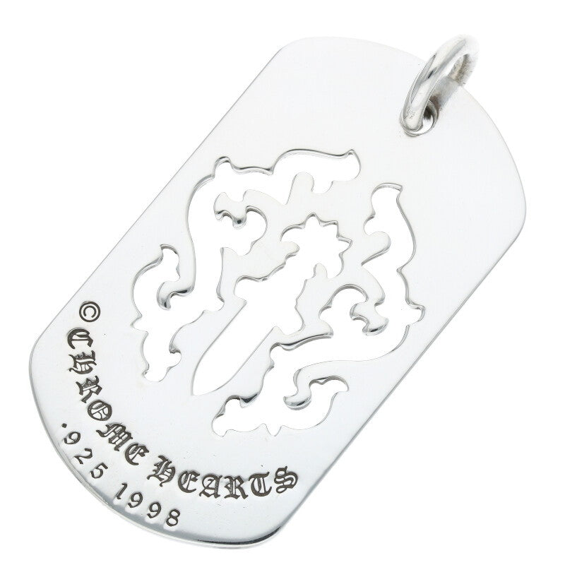 Chrome Hearts Dagger Cutout Large Dog Tag Size ONE SIZE