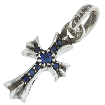Chrome Hearts Baby Fat Cross Pave Sapphire Size ONE SIZE