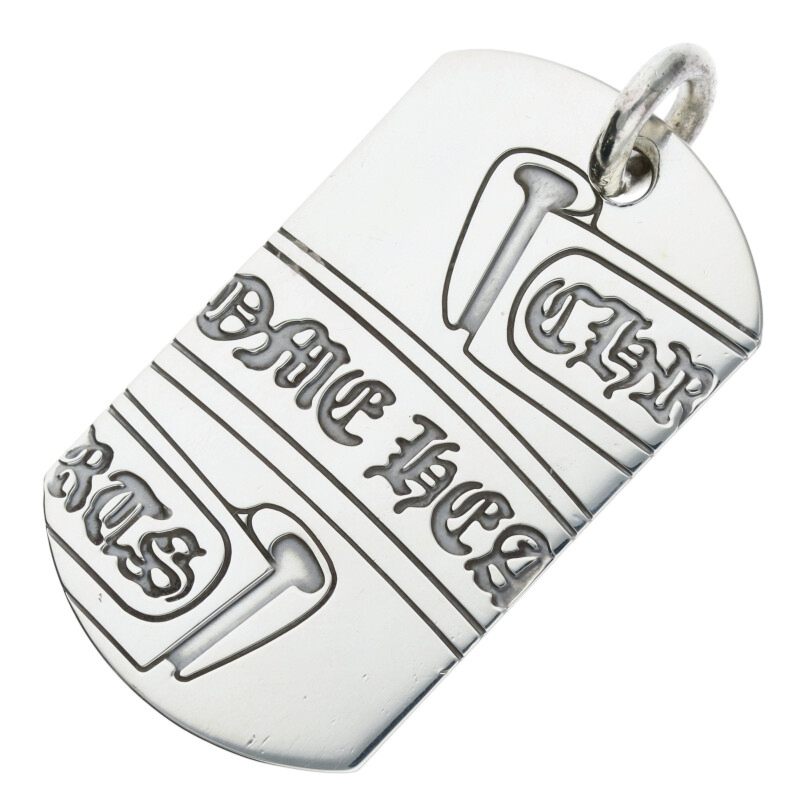 Chrome Hearts Tokyo Ltd Large Dog Tag Necklace Size ONE SIZE