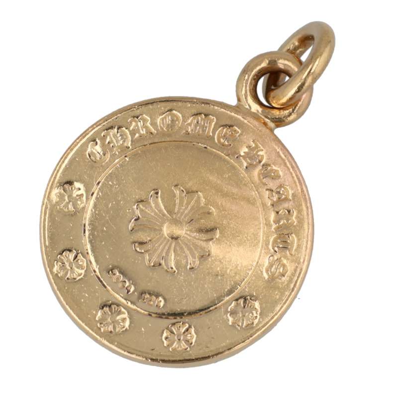 Chrome Hearts 22K PAVE Diamond Angel Medal Charm Multi