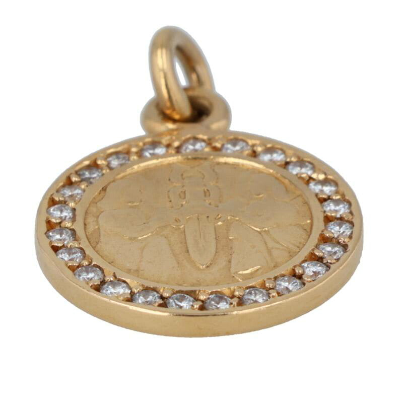 Chrome Hearts 22K PAVE Diamond Angel Medal Charm Multi