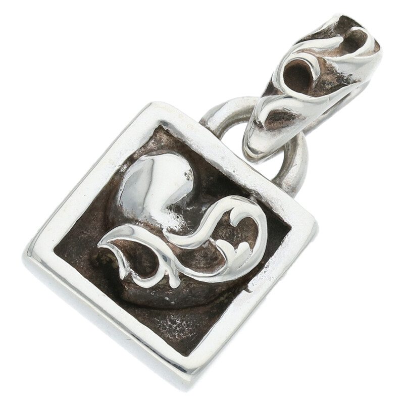 Chrome Hearts Framed Heart Charm Silver 925 Size ONE SIZE