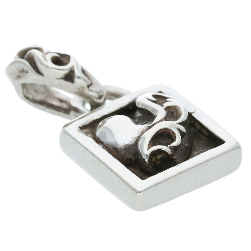Chrome Hearts Framed Heart Charm Silver 925 Size ONE SIZE