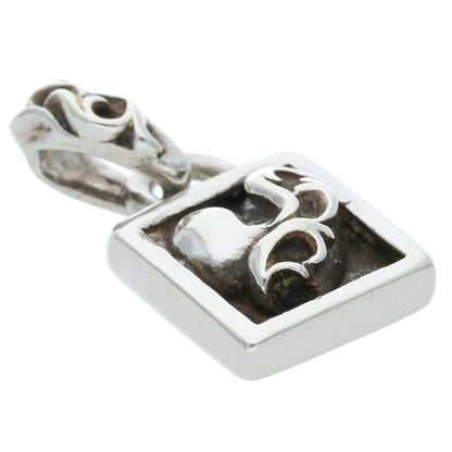 Chrome Hearts Framed Heart Charm Silver 925 Size ONE SIZE